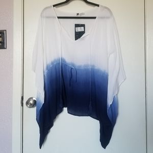 Manhattan Blues ombre beach tunic